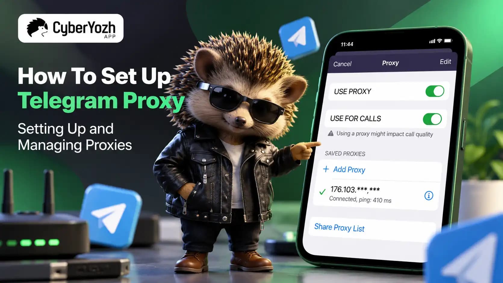 Como configurar um proxy para o Telegram e permanecer conectado em 2026