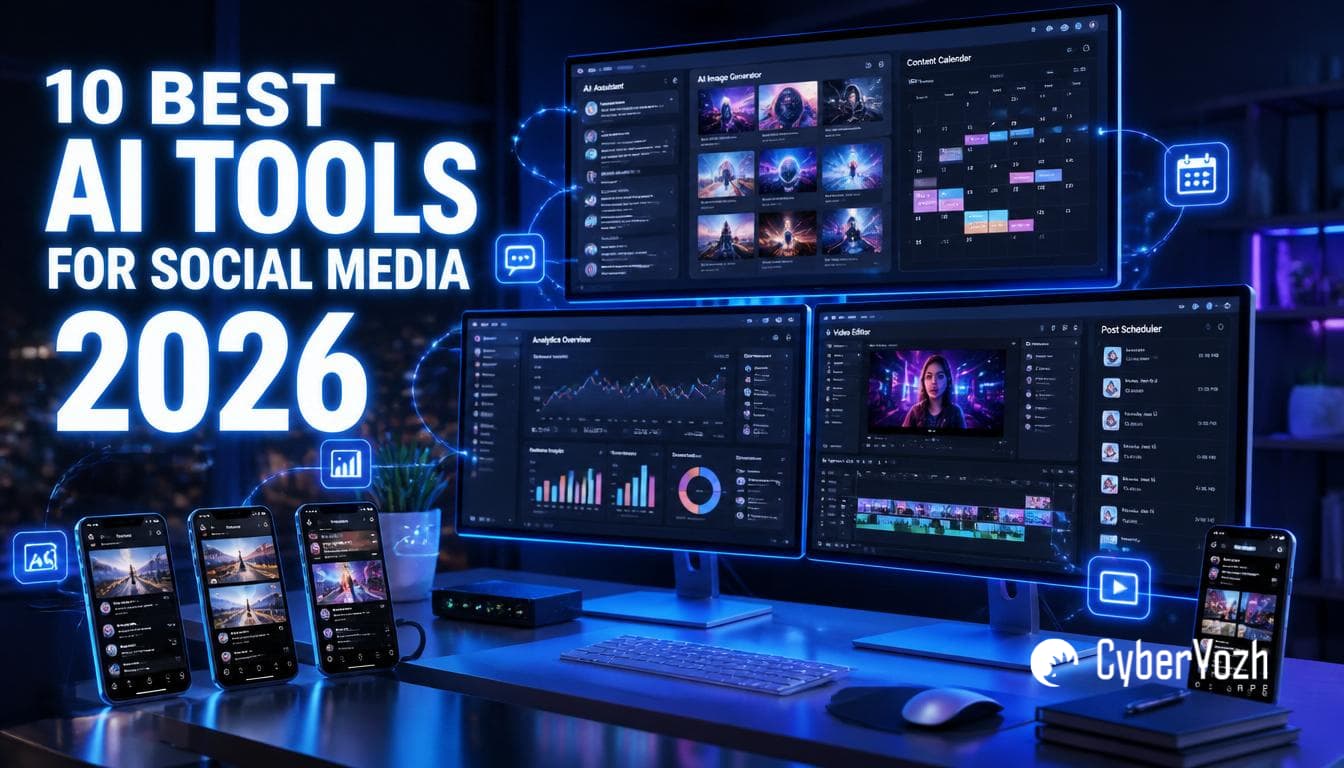 10 công cụ AI tốt nhất cho mạng xã hội năm 2026