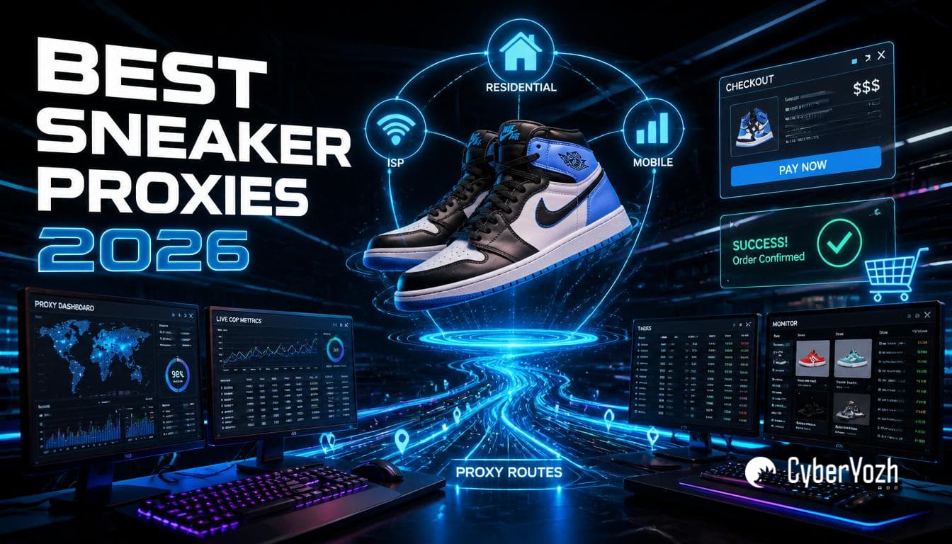 10 Best Sneaker Proxies in 2026: Ranked for Nike, Adidas & Shopify Drops