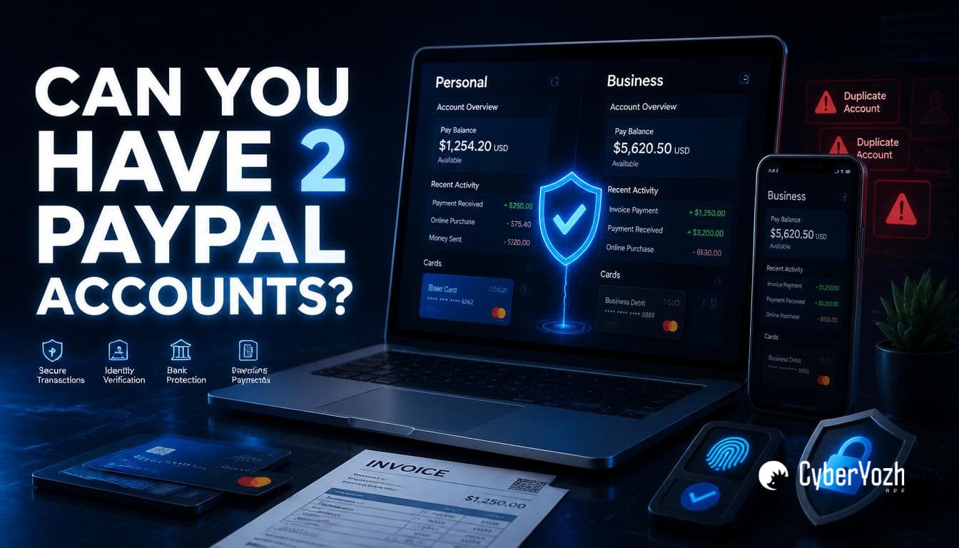 Чи можна мати два акаунти PayPal: точні правила PayPal на 2026 рік