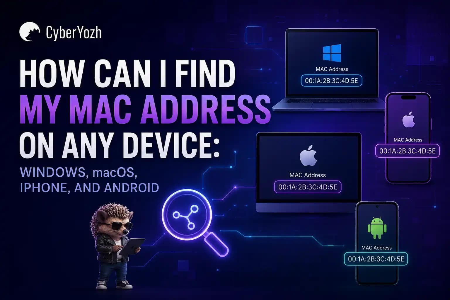 Cómo encontrar mi dirección MAC en cualquier dispositivo: Windows, macOS, iPhone y Android
