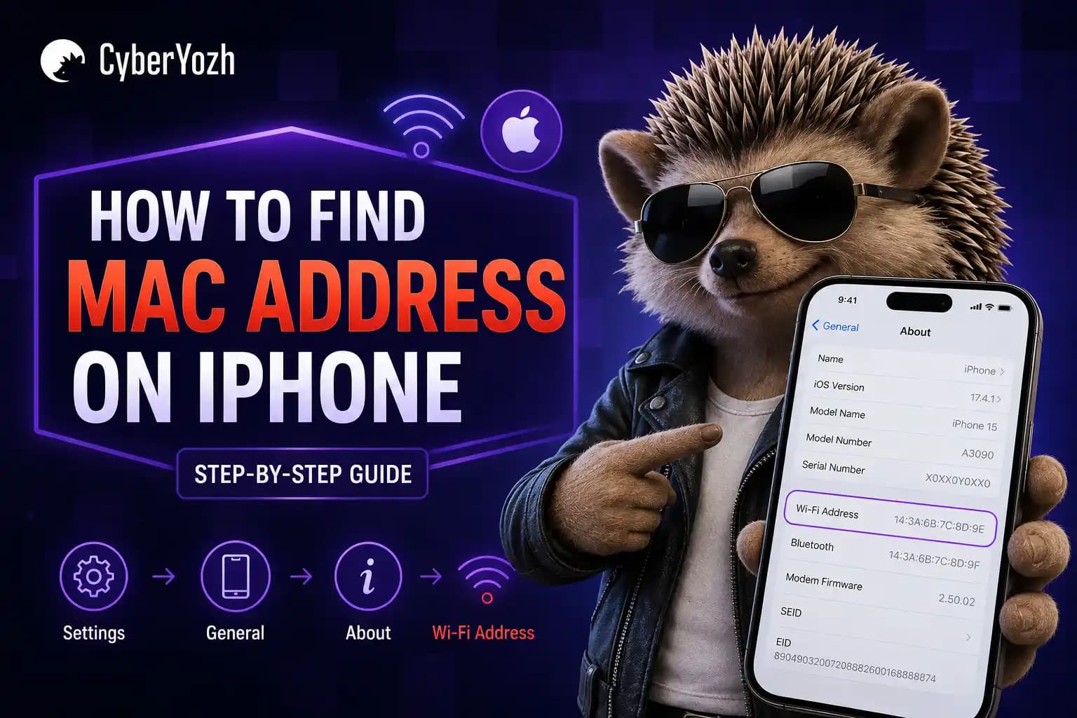 How to find mac address on iPhone (iOS 18 Updated)