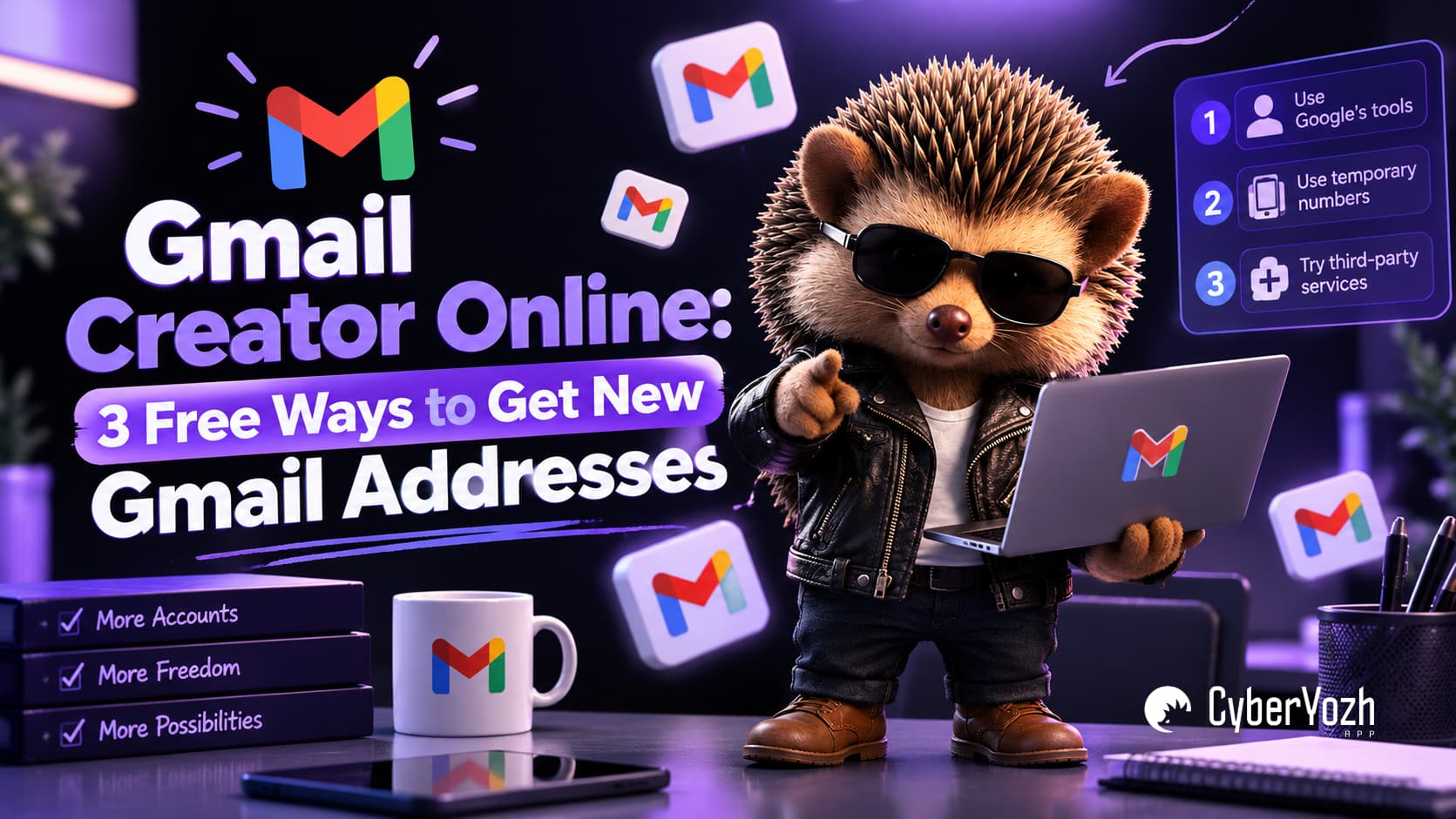 Gmail Creator Online: 3 бесплатных способа получить новые адреса Gmail (2026)