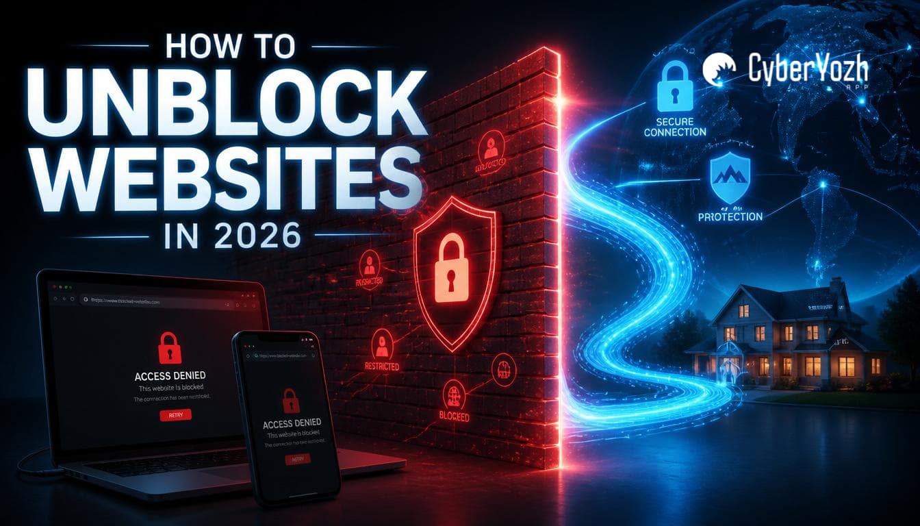 Cách mở khóa trang web vào năm 2026: 8 phương pháp cho mọi thiết bị
