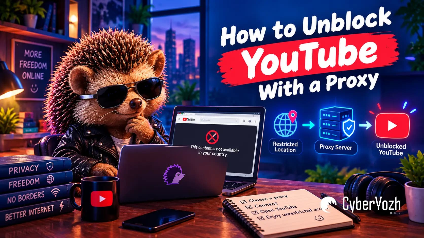 Как разблокировать YouTube с помощью прокси (гайд 2026)