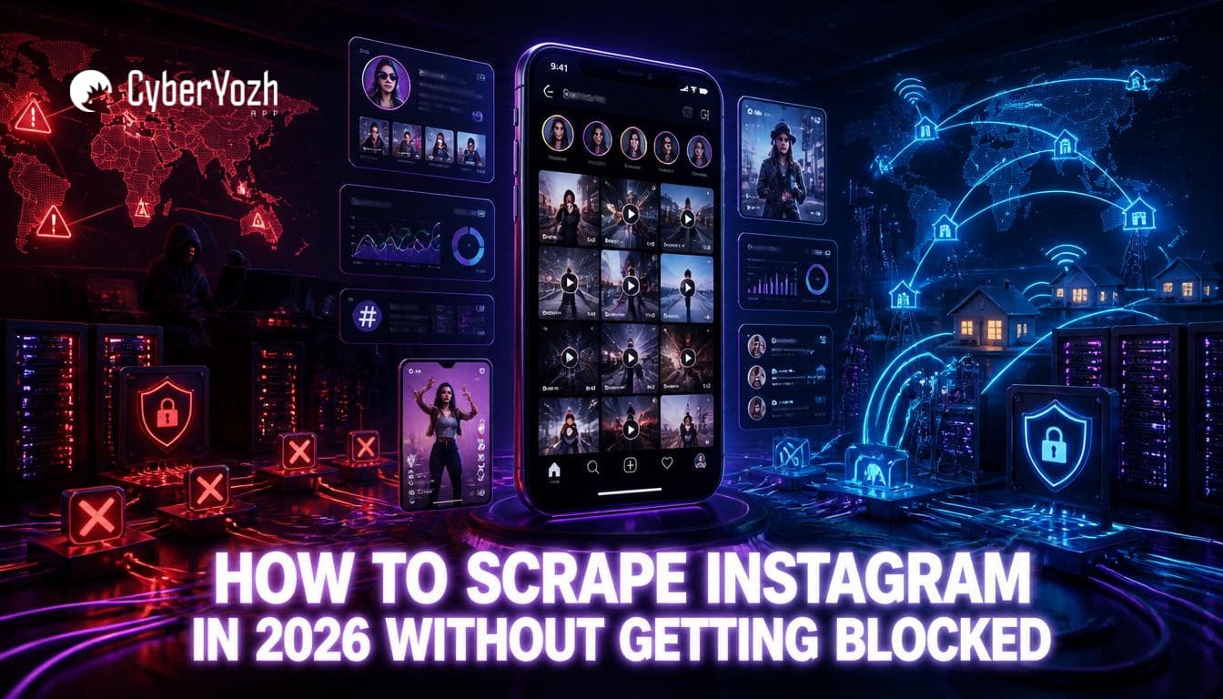 2026年Instagram数据抓取：如何在不被封禁的情况下收集数据