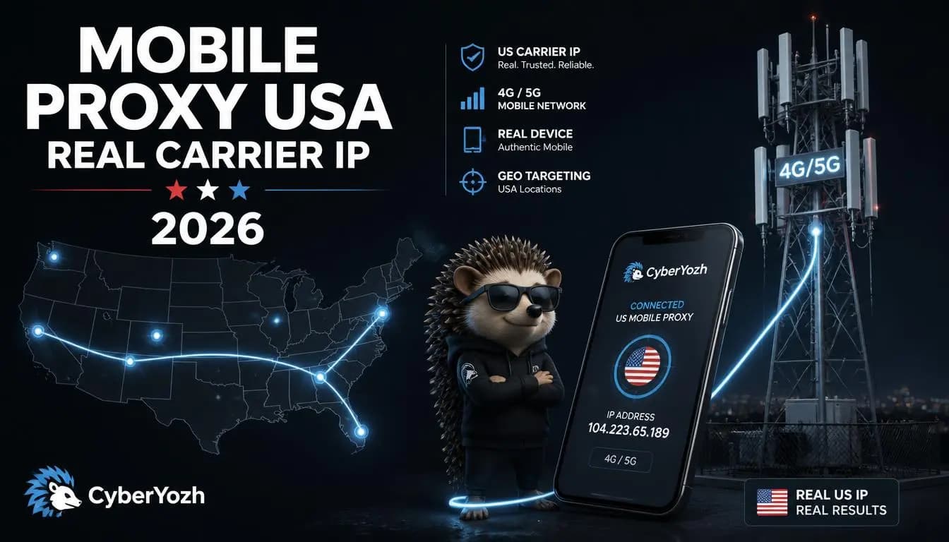 Мобильные прокси США: что дают настоящие IP мобильных операторов в 2026 году
