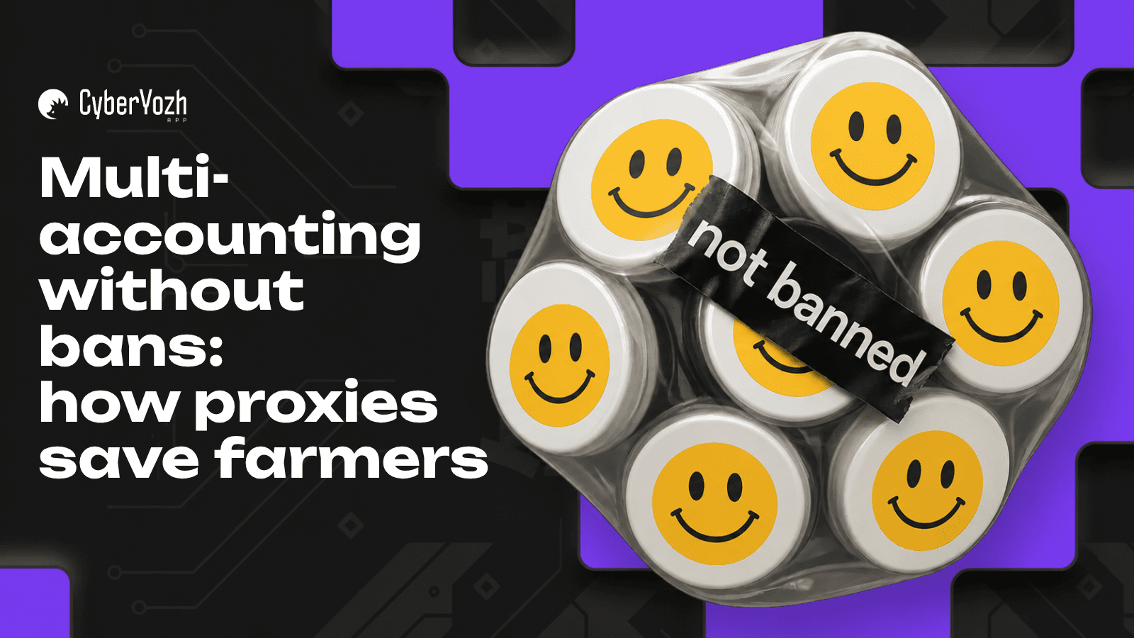 Multi-accounting without getting banned: how proxies save the farmer