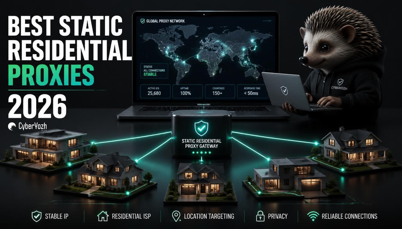 10 Best Static Residential Proxies in 2026