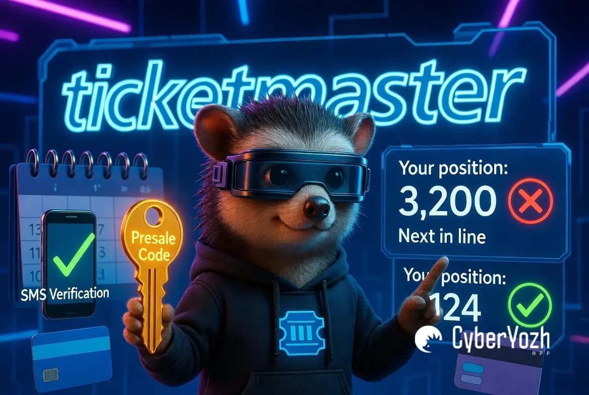 Как получить код предварительной продажи Ticketmaster в 2026 году