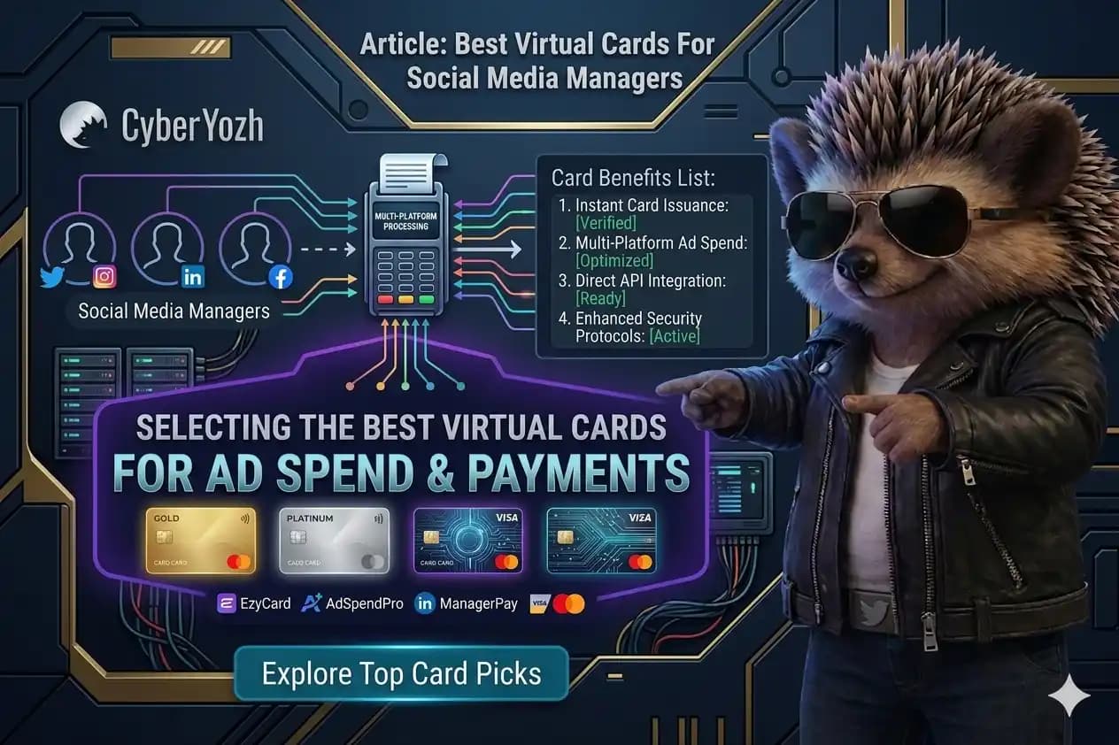 7 Mejores Tarjetas Virtuales Para Gestores de Redes Sociales en 2026: Pagos de Anuncios y Multicuentas