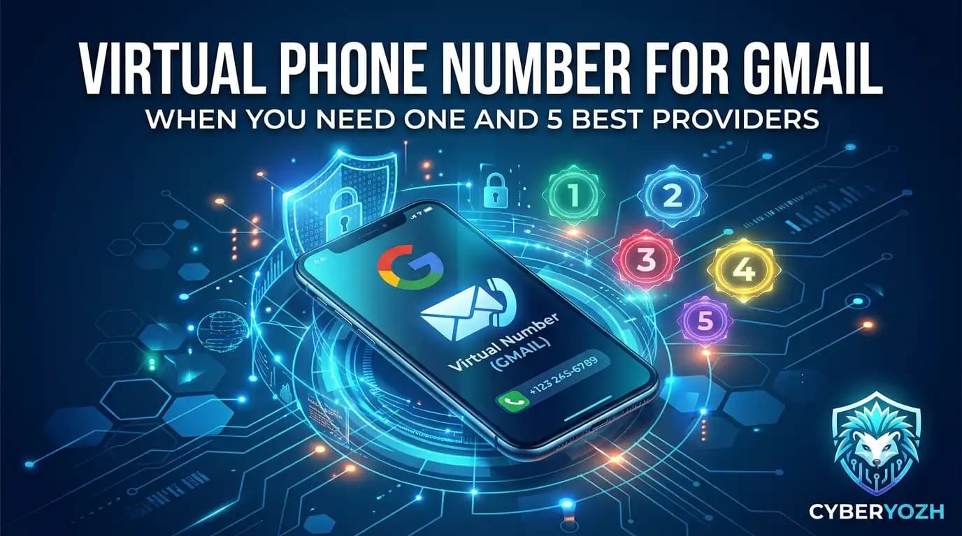 Número de teléfono virtual para Gmail: cuándo necesitas uno y los 5 mejores proveedores
