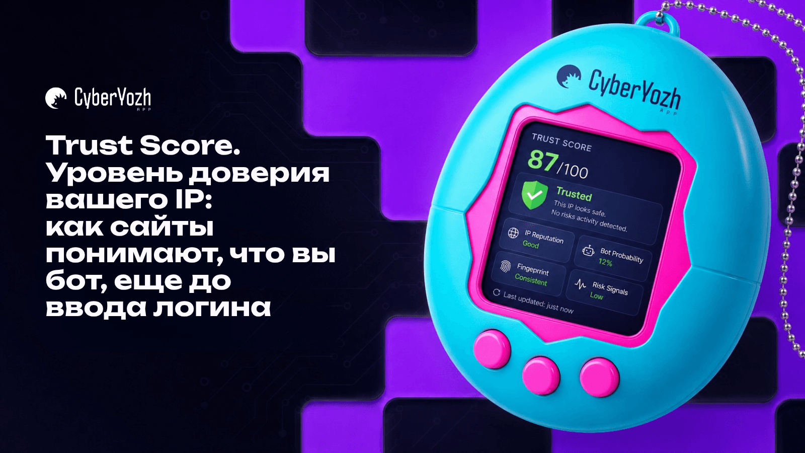Trust Score (Уровень доверия) вашего IP: как сайты понимают, что вы бот, еще до ввода логина