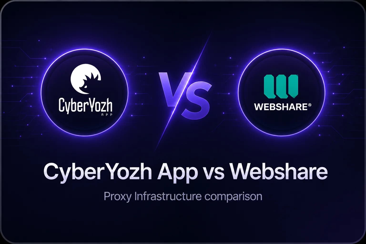 CyberYozh App vs Webshare