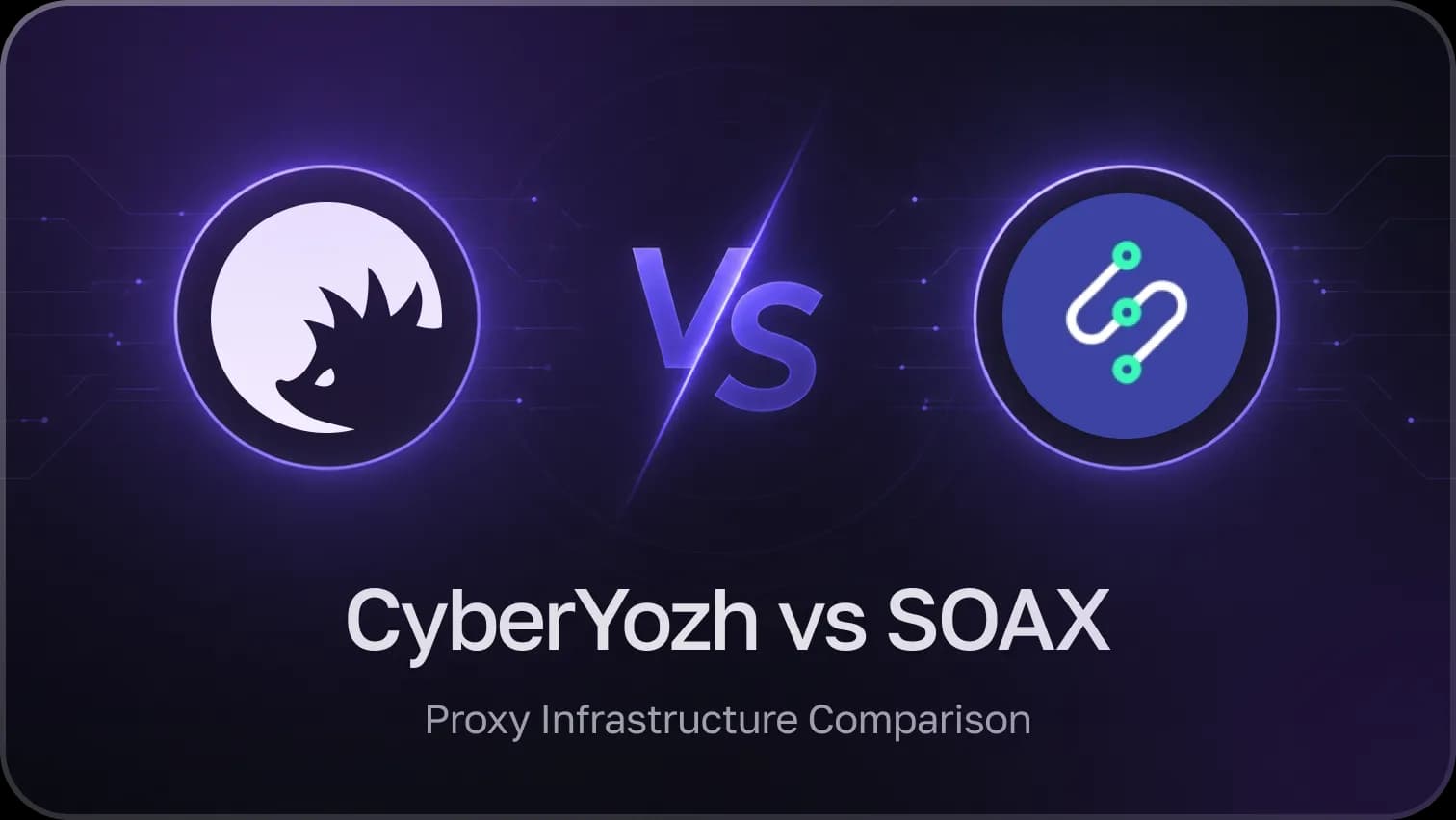 CyberYozh App vs SOAX