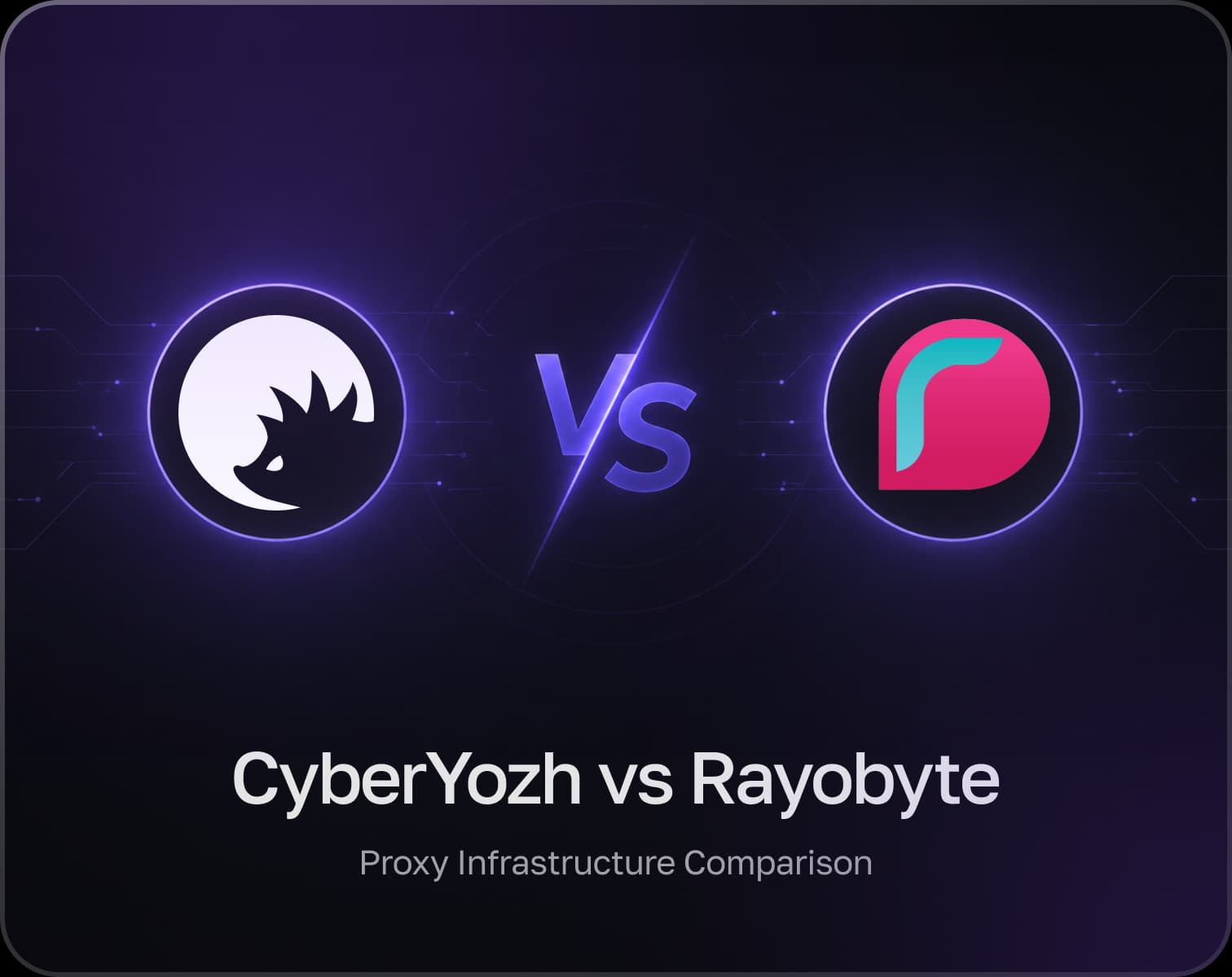 CyberYozh App vs Rayobyte