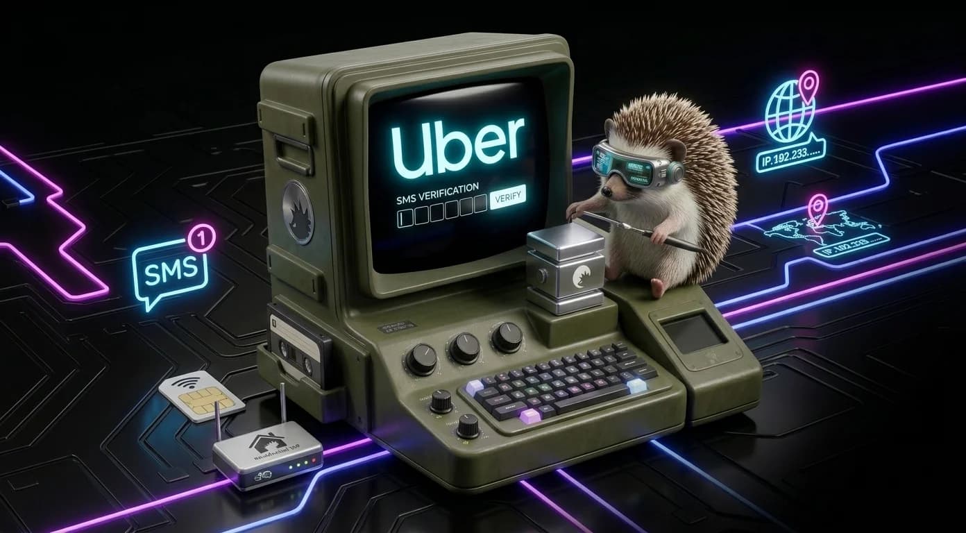 Надёжная регистрация в Uber: настройка сети и SMS