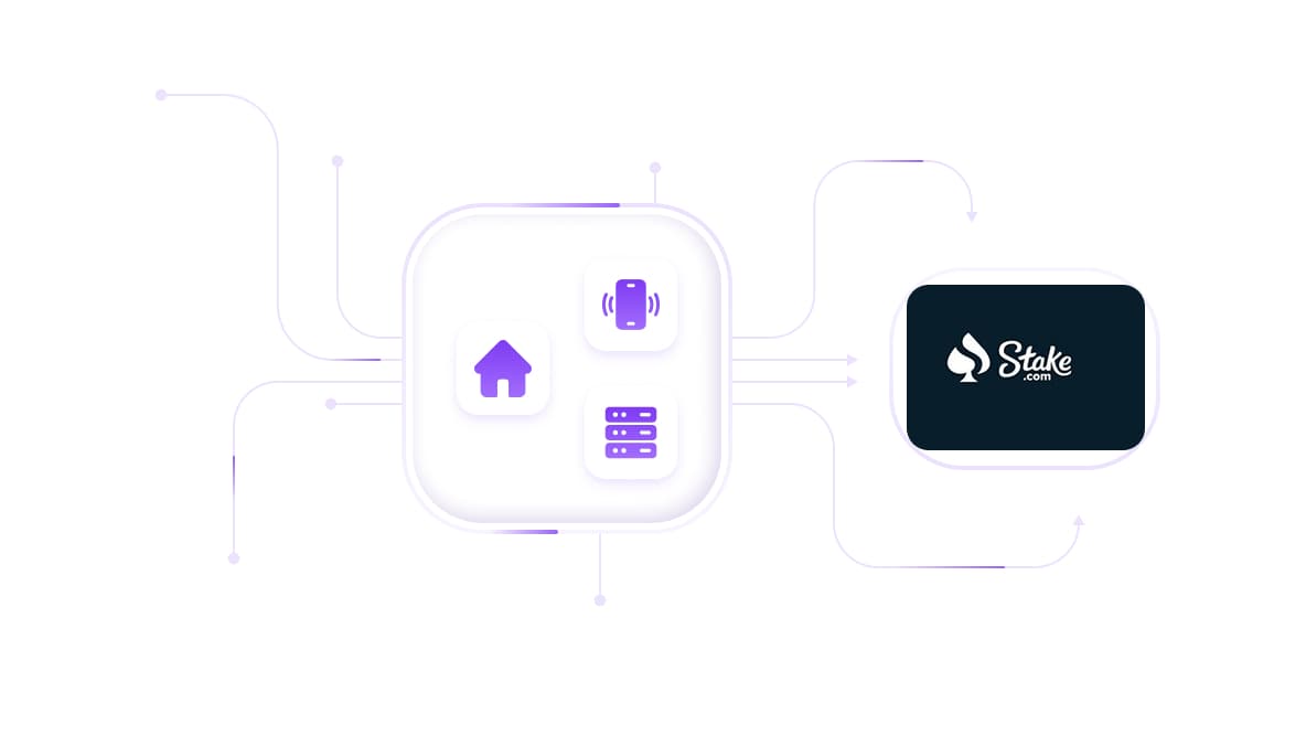 Truy cập IP thực với proxy cho Stake