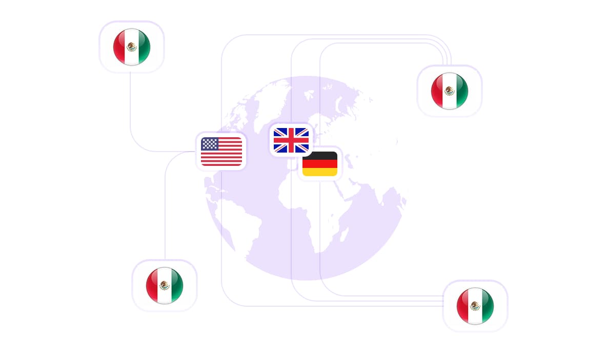 Gunakan proxy Meksiko dengan penargetan geo tingkat kota.