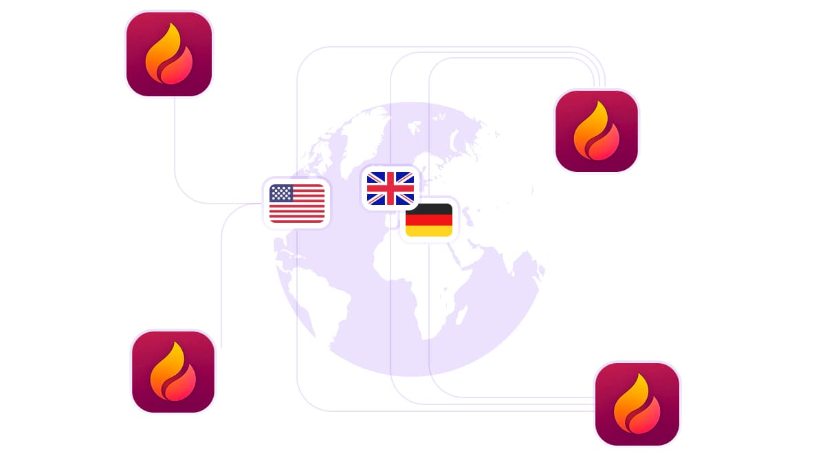 Akses proxy Tinder di 100+ negara dengan 50 juta+ IP