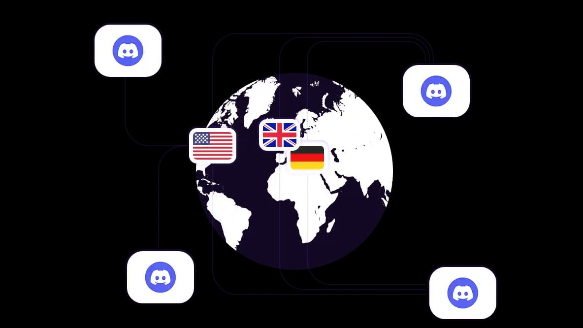 从195多个国家访问Discord