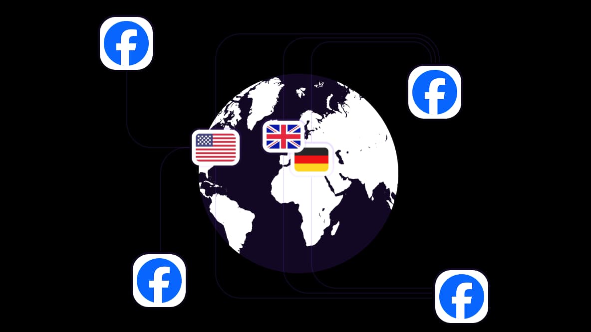 从世界各国访问 Facebook