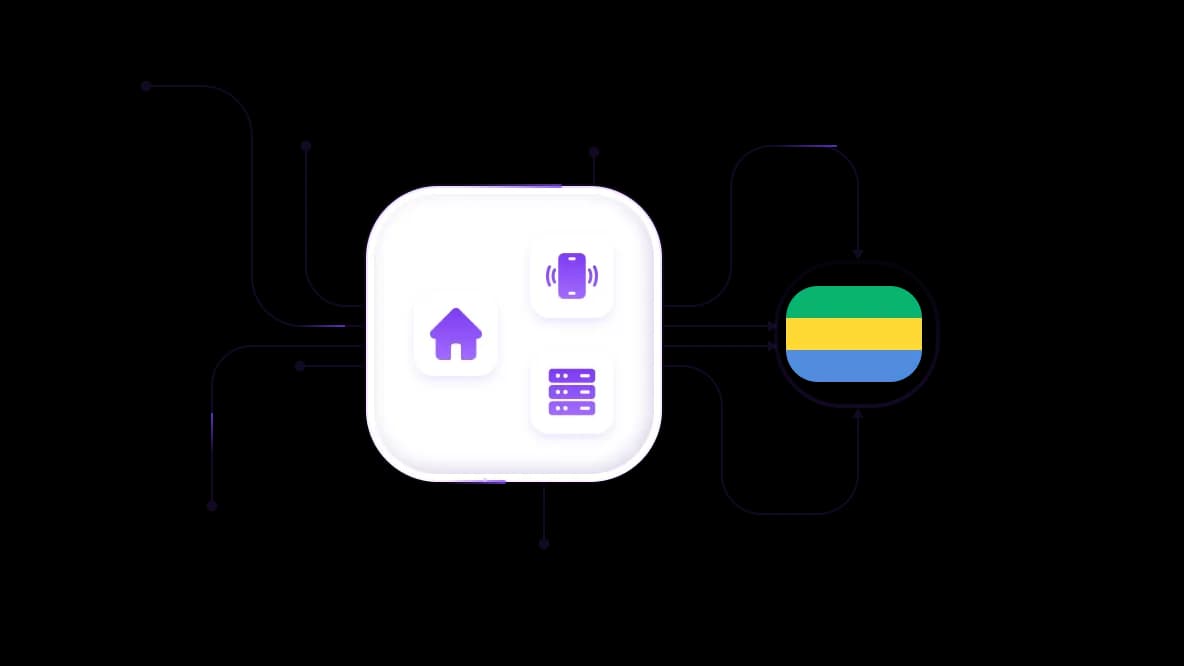 Get high-trust Gabonese IPs for stable connections