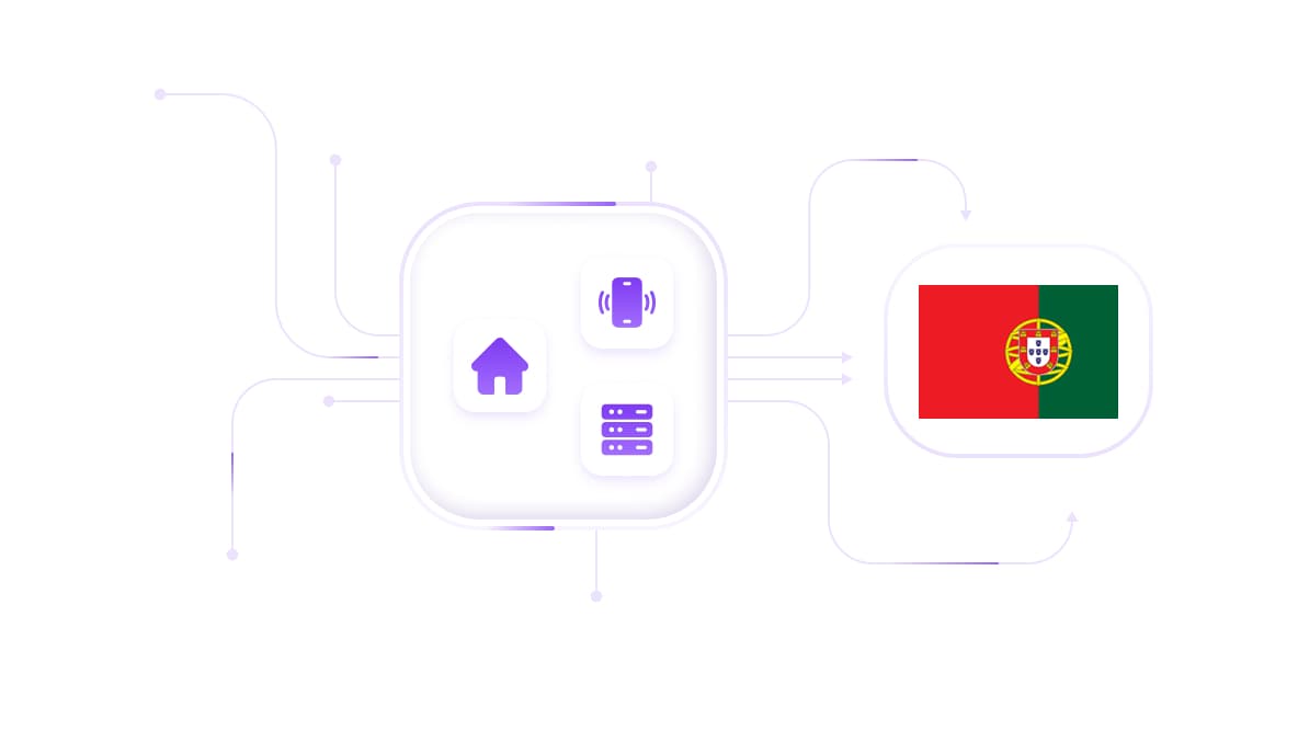 Connect via Portugal proxies with genuine ISP IPs