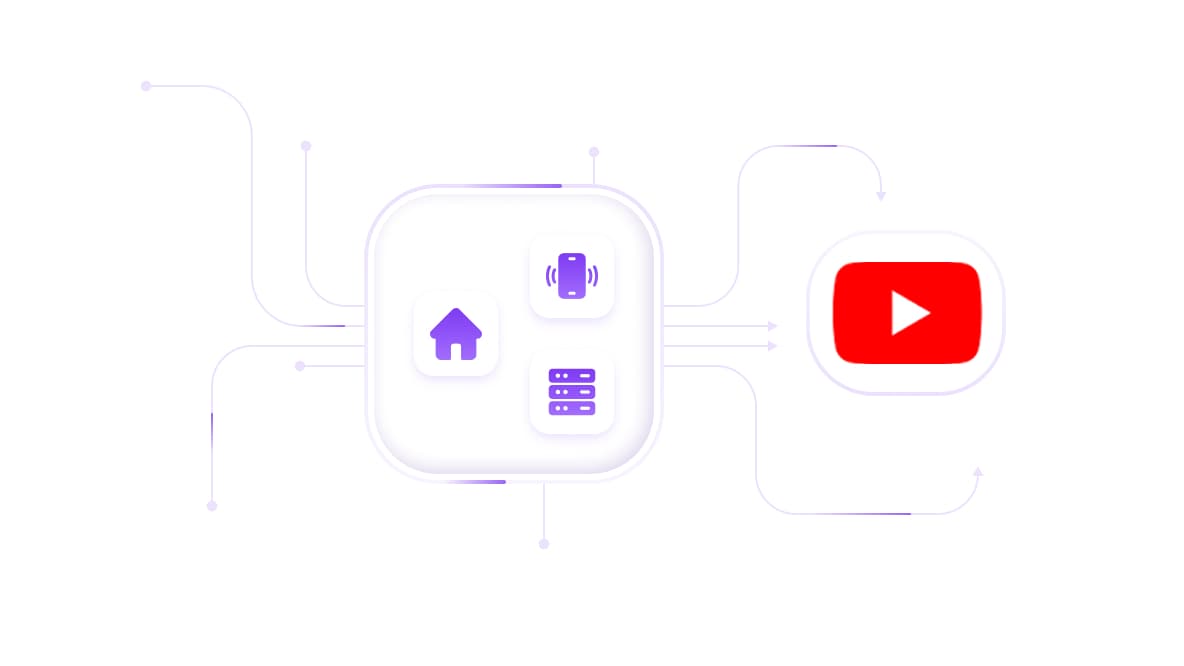 Nhận IP proxy thực cho YouTube: