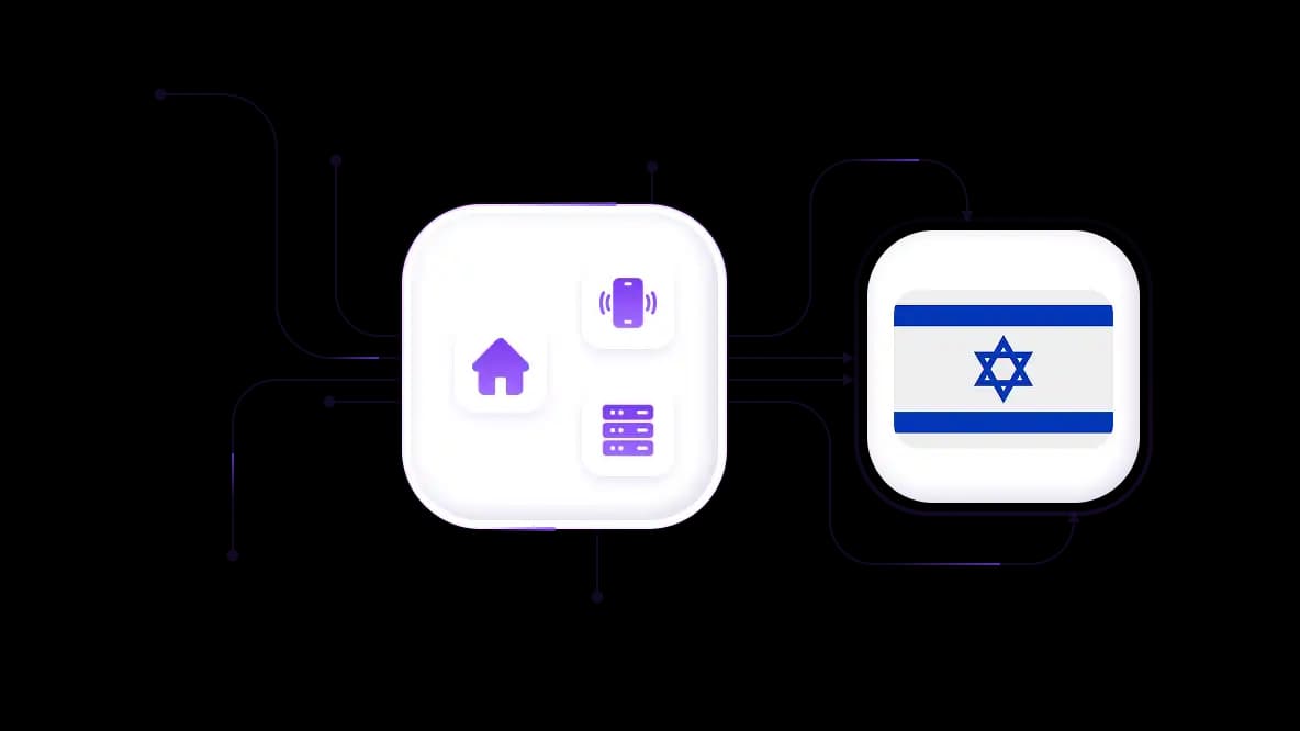 Melhor proxy de Israel com mais de 50M de IPs