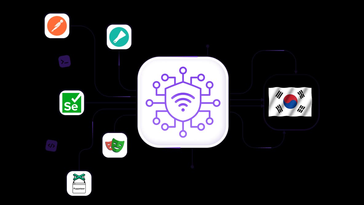 Scrape South Korean platforms without interruptions