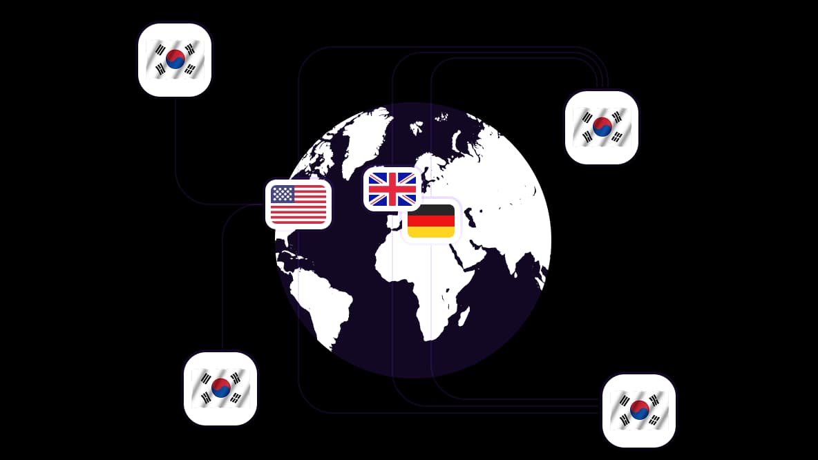Run South Korea workflows from 100+ countries