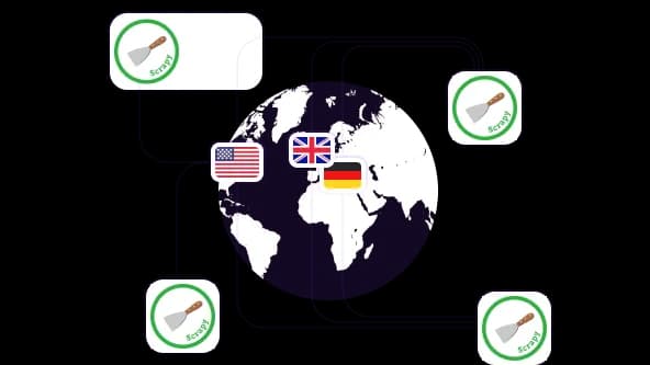 Scrape local data in 100+ locations worldwide