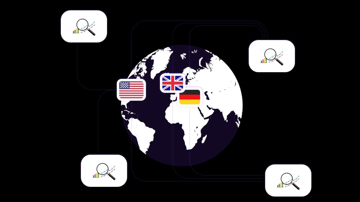 Run geo-targeted SERP monitoring from any country