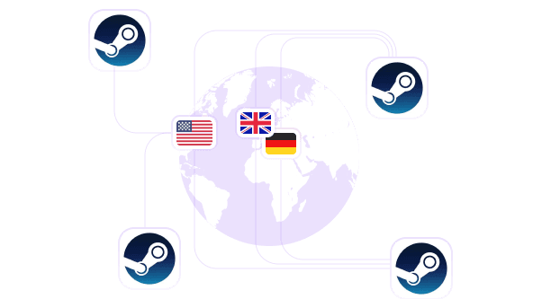 Optimize your Steam ping from any location