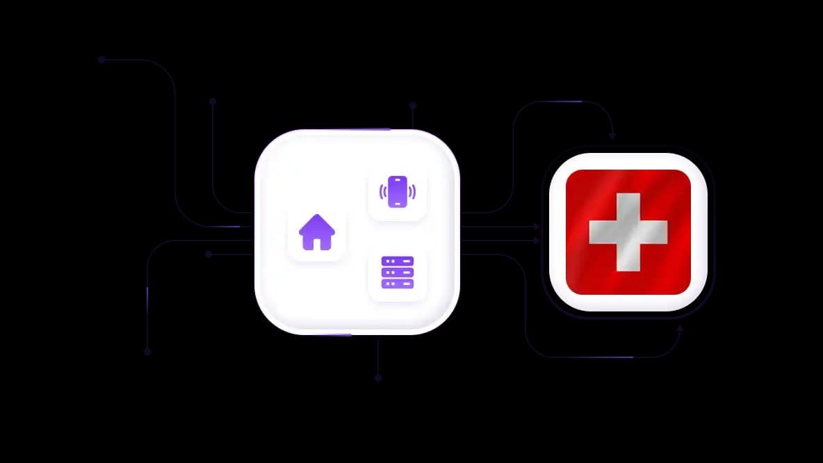 Best Switzerland proxy with 50M+ IPs