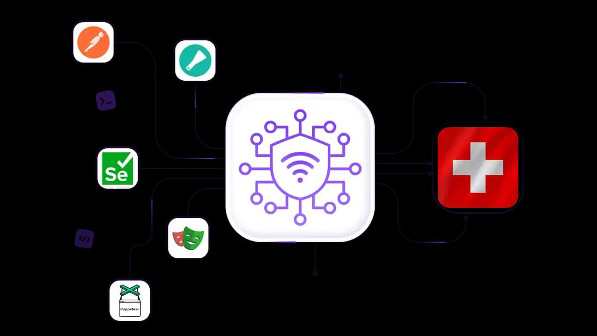 Scrape Swiss websites with reliable connections