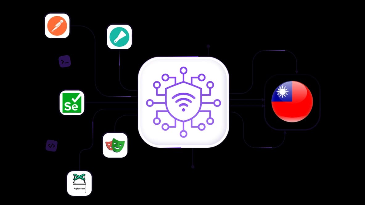 Kumpulkan data dalam skala besar dengan proxy Taiwan
