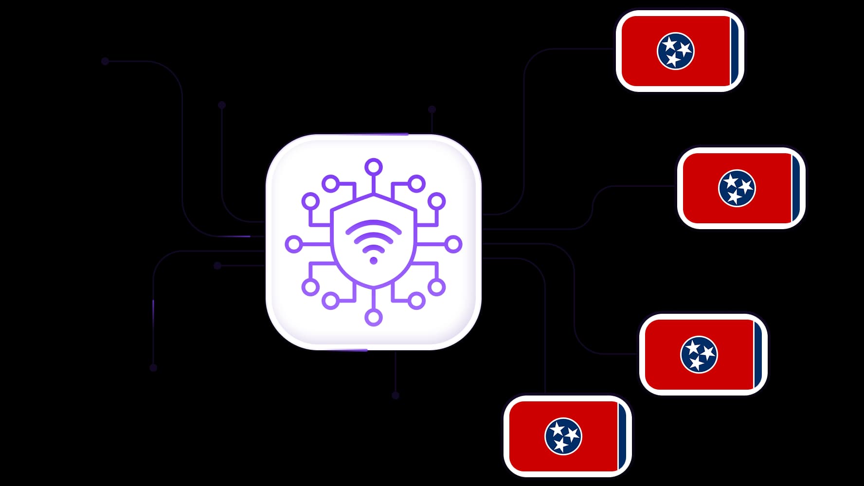 Separate multiple accounts with a Tennessee proxy