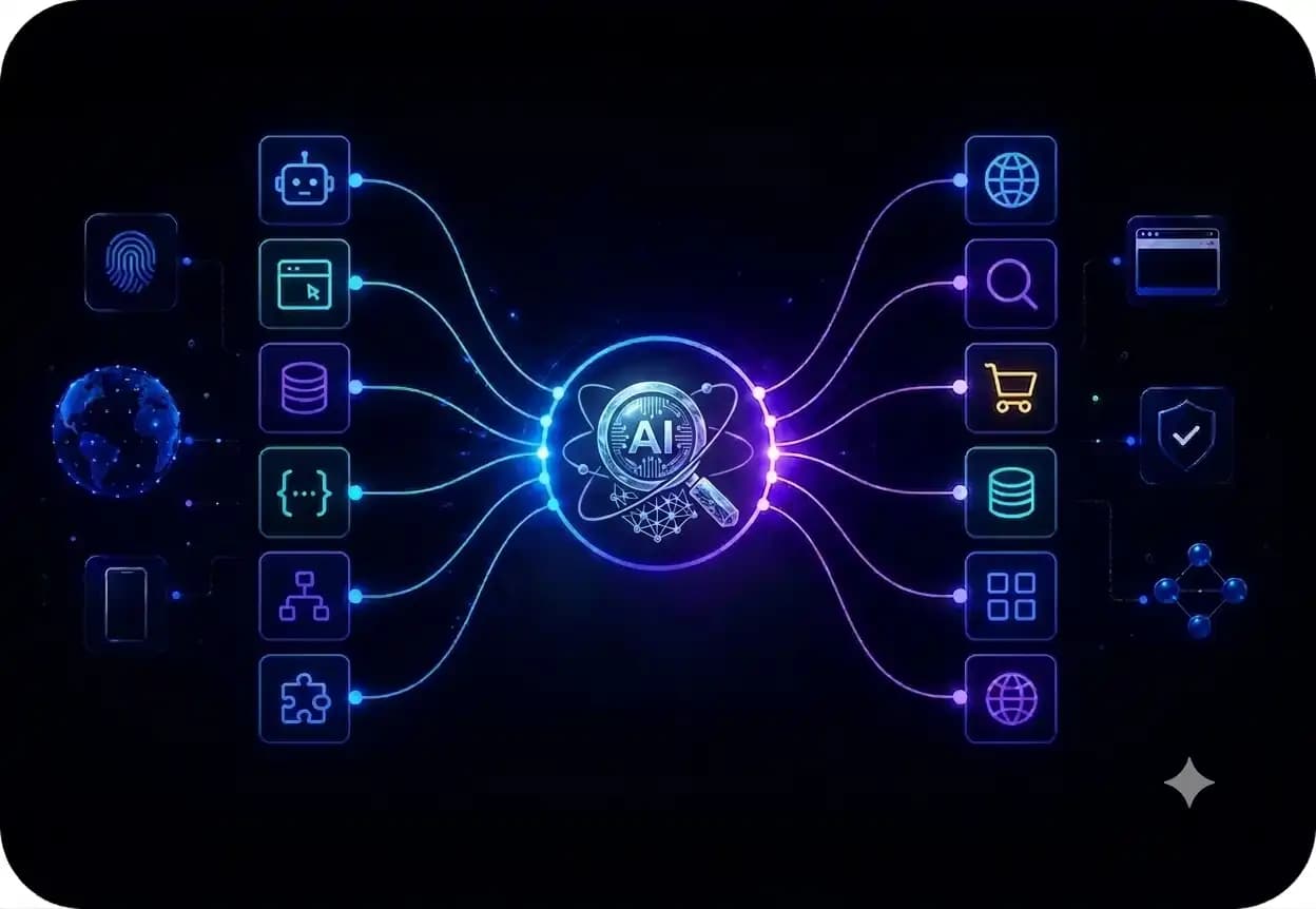 AI search agent proxy