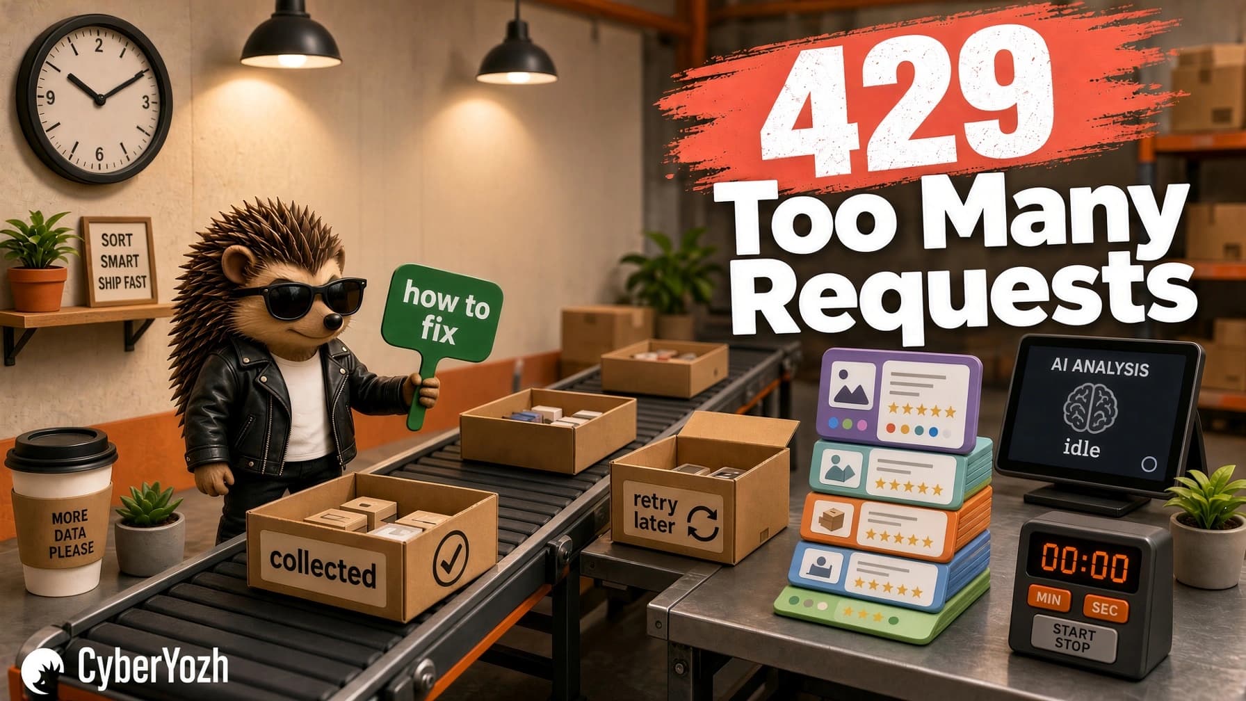 429 (quá nhiều yêu cầu): cách khắc phục khi thu thập dữ liệu web và dùng API AI