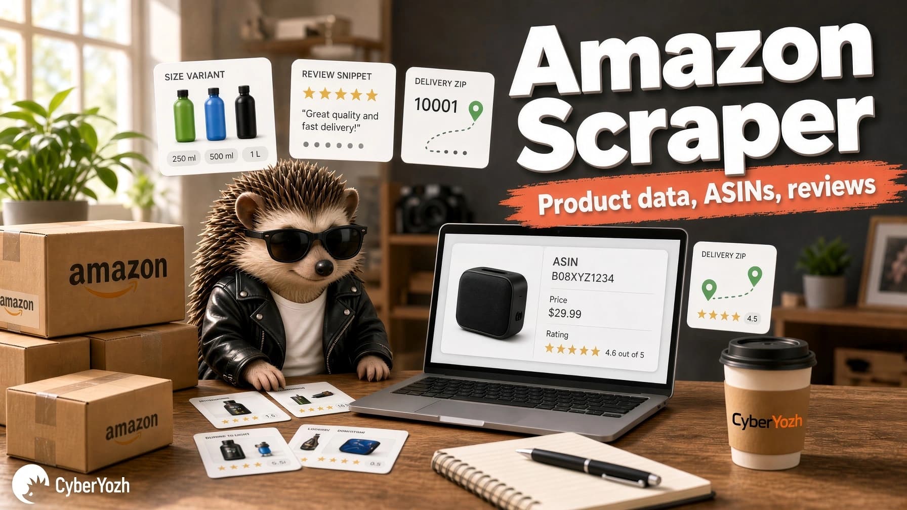 Amazon Scraper: Cara mengumpulkan data produk, ASIN, dan ulasan