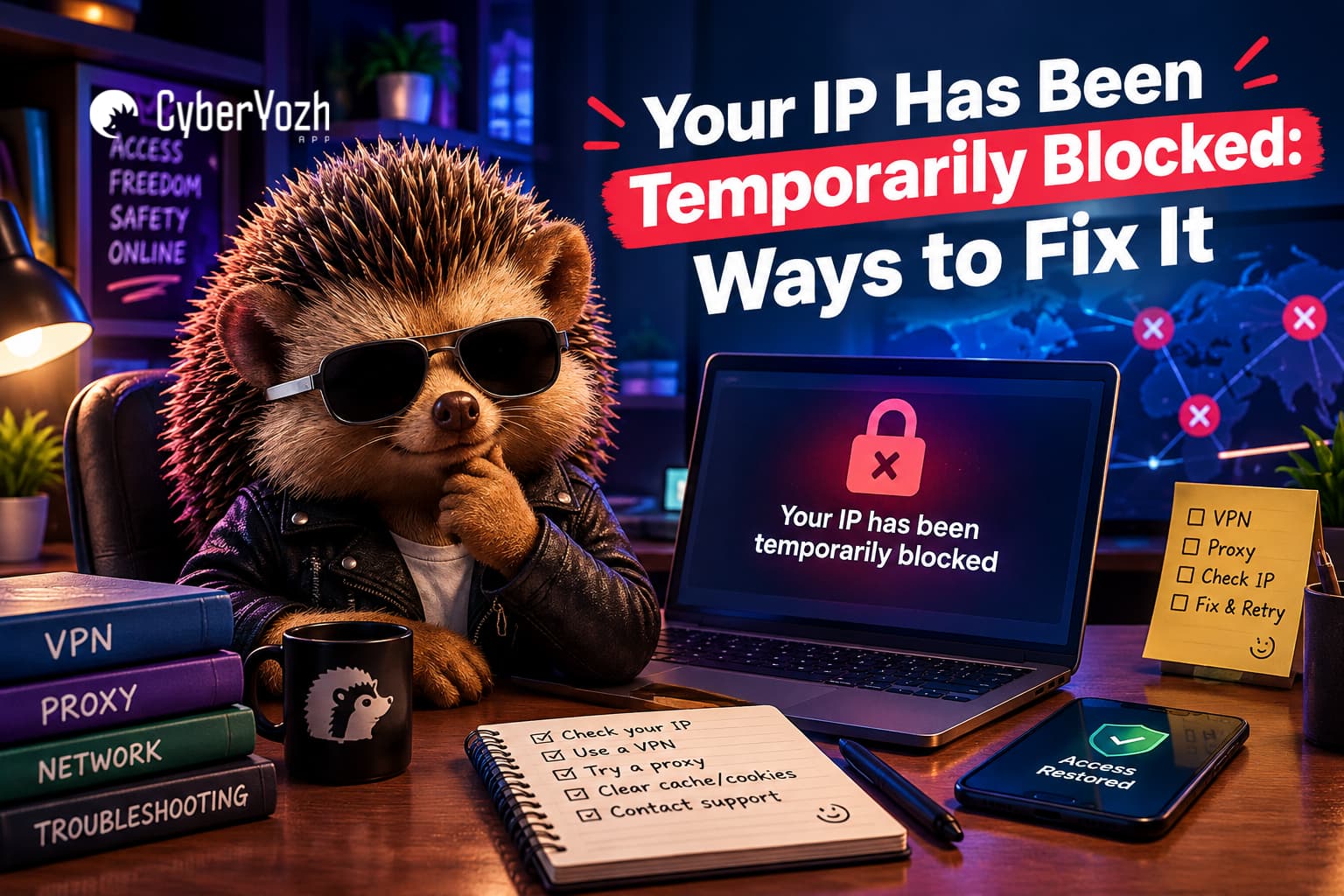 Tu IP ha sido bloqueada temporalmente: formas de solucionarlo