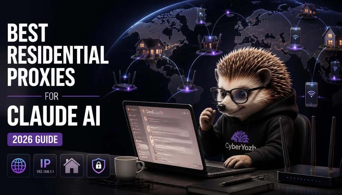 Найкращі резидентські проксі для Claude AI (2026)