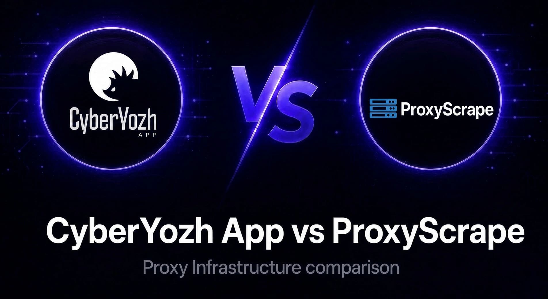 Cybeyozh App vs ProxyScrape