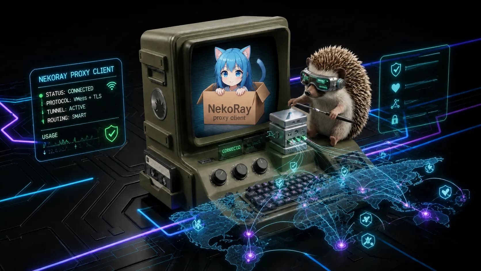 Como configurar um proxy no NekoRay