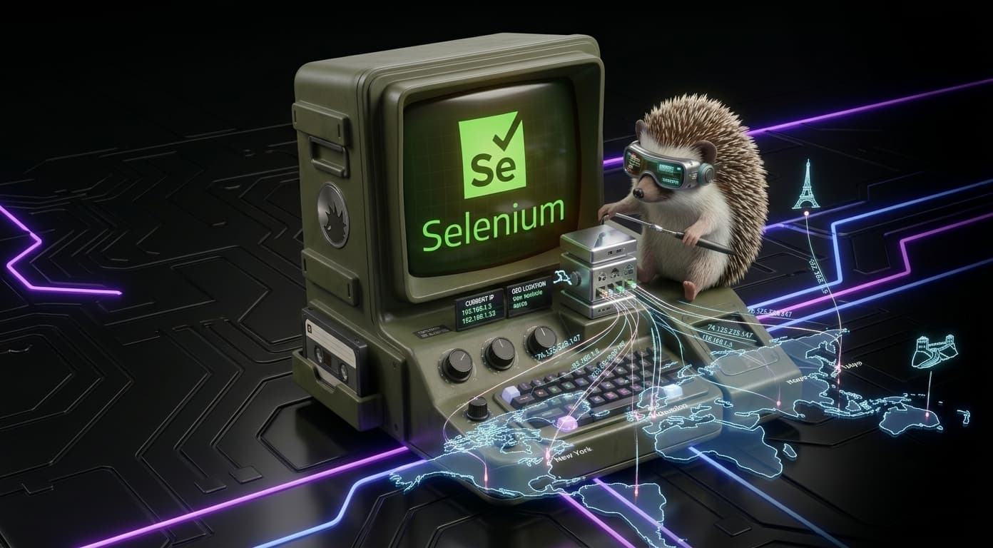 Cómo configurar proxies residenciales para Selenium