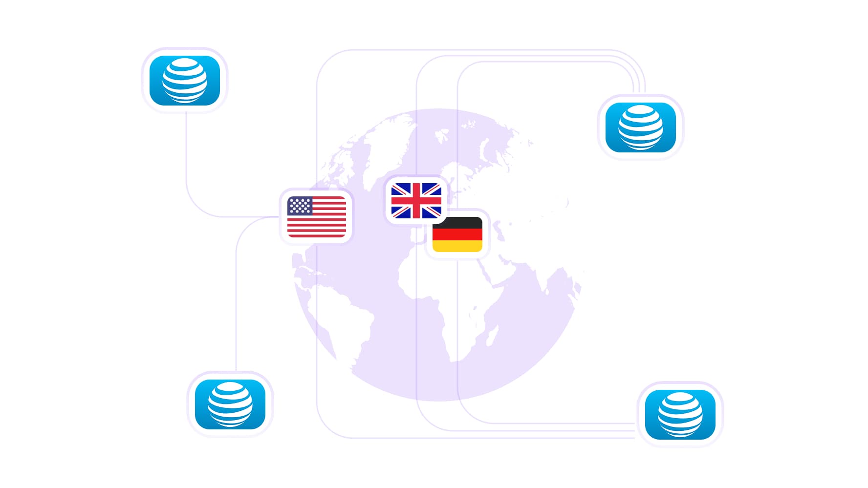 Accede a la red estadounidense de AT&T desde donde trabajes