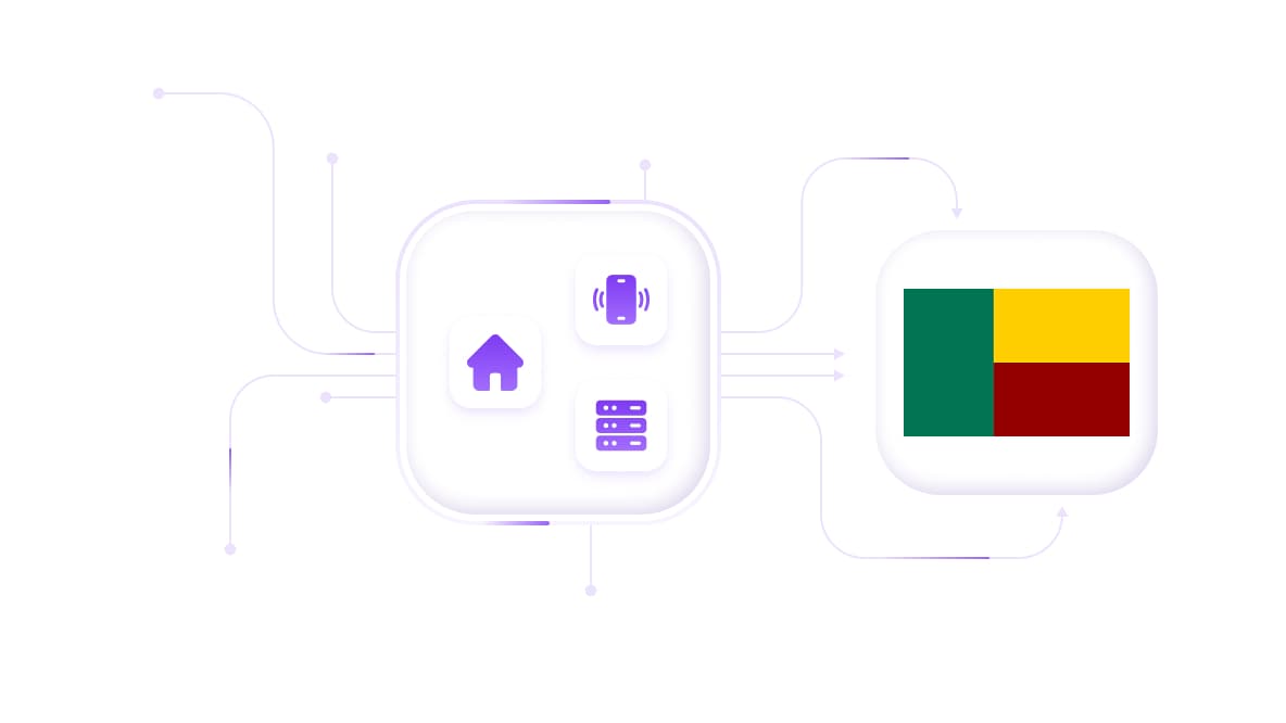 Real Benin residential & mobile IPs