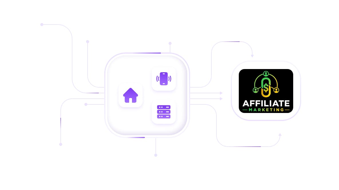 Utiliza proxies de marketing de afiliación con IPs reales